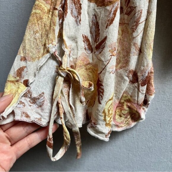 NWT Free People Everything's Rosy Florak Boho Bodysuit Sz S - Picture 6 of 11